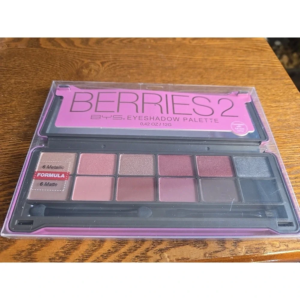 BYS EYESHADOW PALETTE BERRIES 2, WITH MIRROR‎